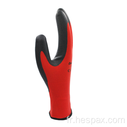 HESPAX Custom 15G Polyester Nitrile revêtu de gants